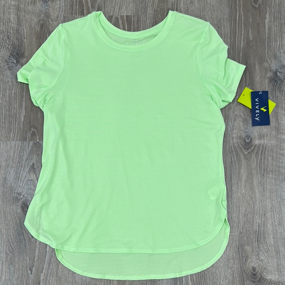Women's Light Green Short Sleeve Tee